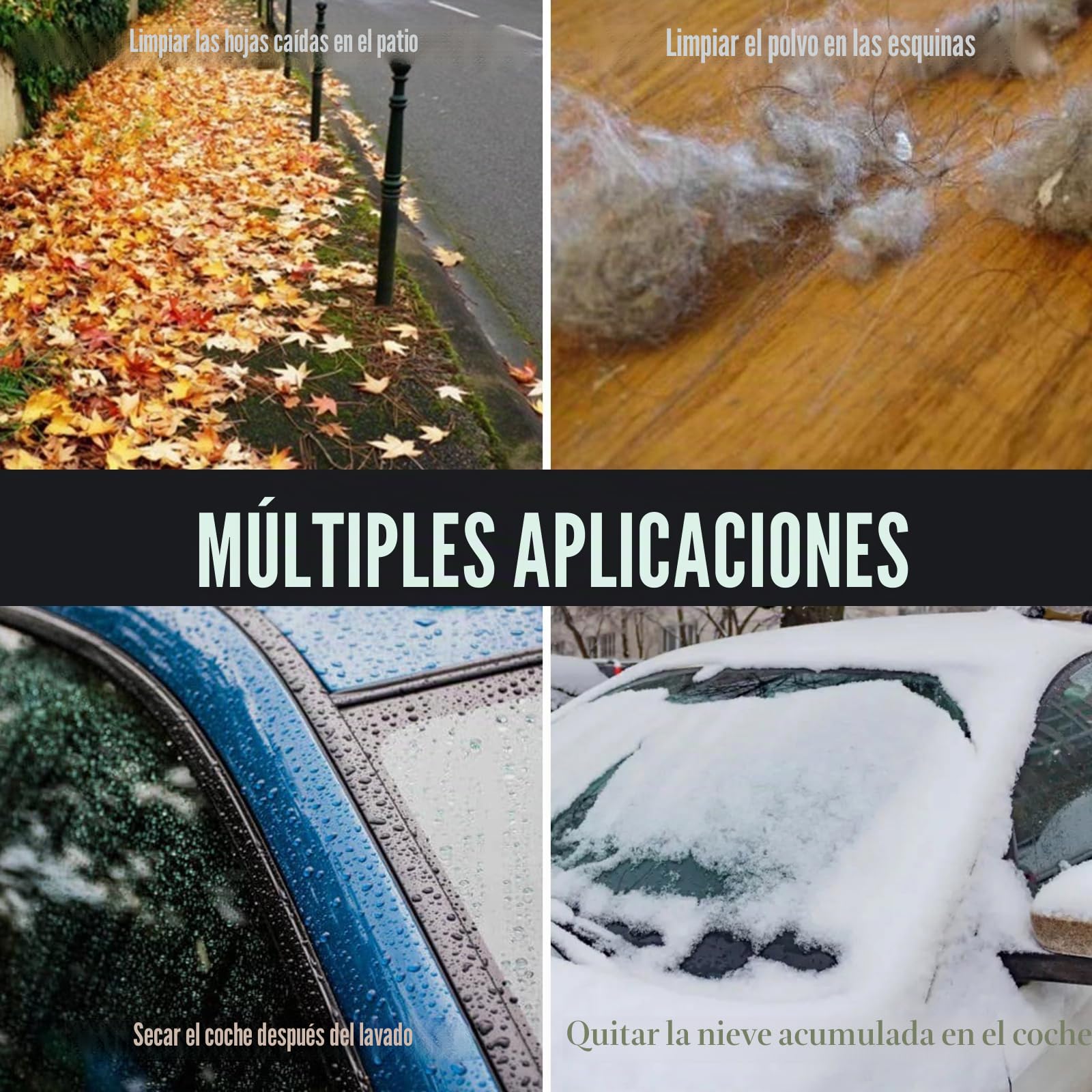 GARLLEN Soplador de Hojas Inalámbrico 21V, Motor de Cobre Puro 35000 RPM, Velocidad del Viento Ajustable Libre, 2 Baterías 1,5Ah con Cargador Rápido Ideal para Jardín, Terraza, Coche, Camping