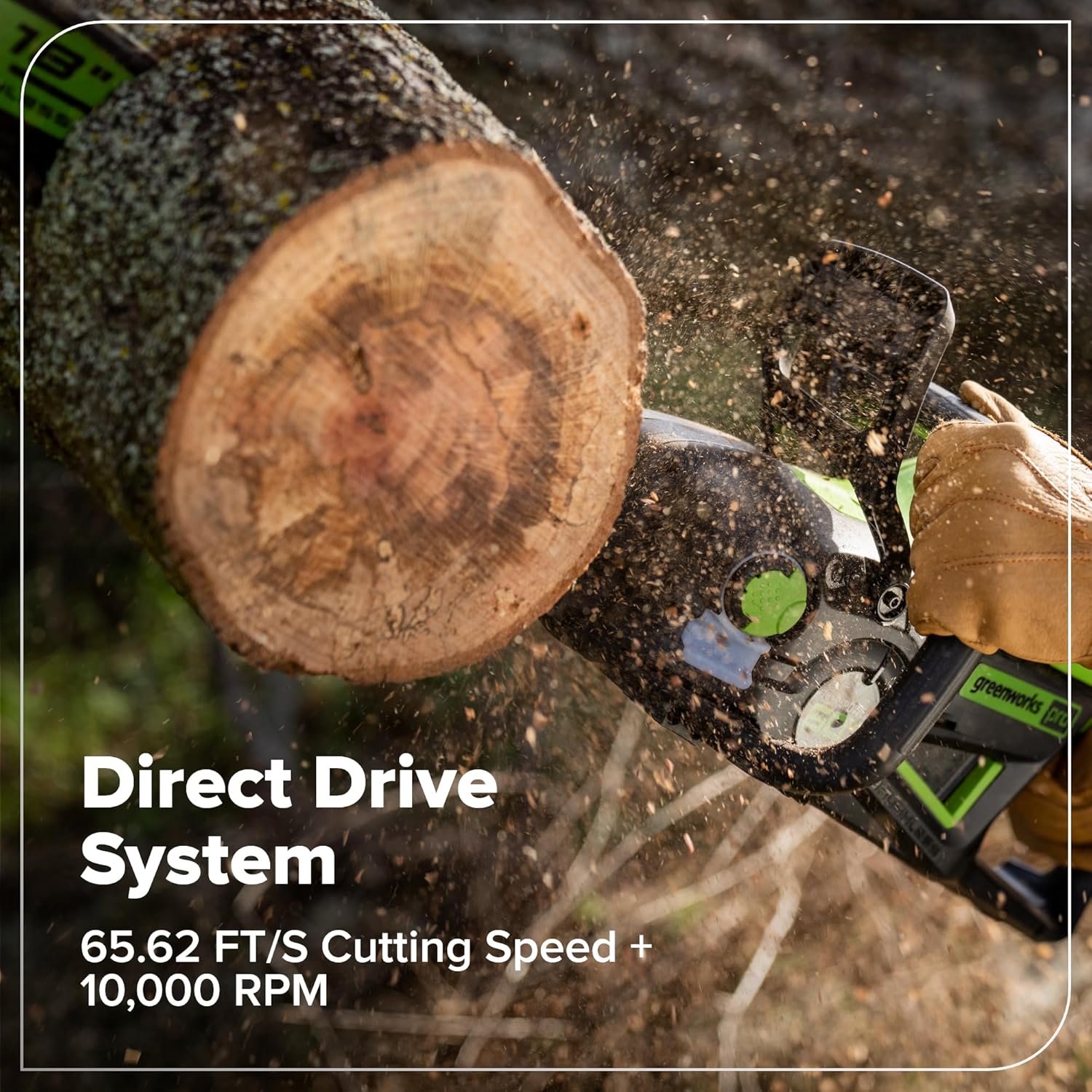 Greenworks 60V 18" Brushless Cordless Chainsaw,(Tool Only)