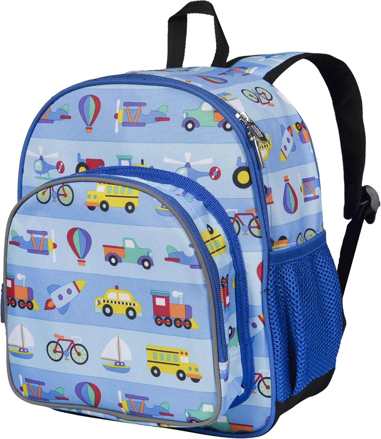 Wildkin Kids 12-inch Toddler Backpack – Padded Lightweight School Bag for Daycare, Preschool & Travel, Adjustable Straps & Multiple Pockets, Boys & Girls Ages 3–7 – On the Go