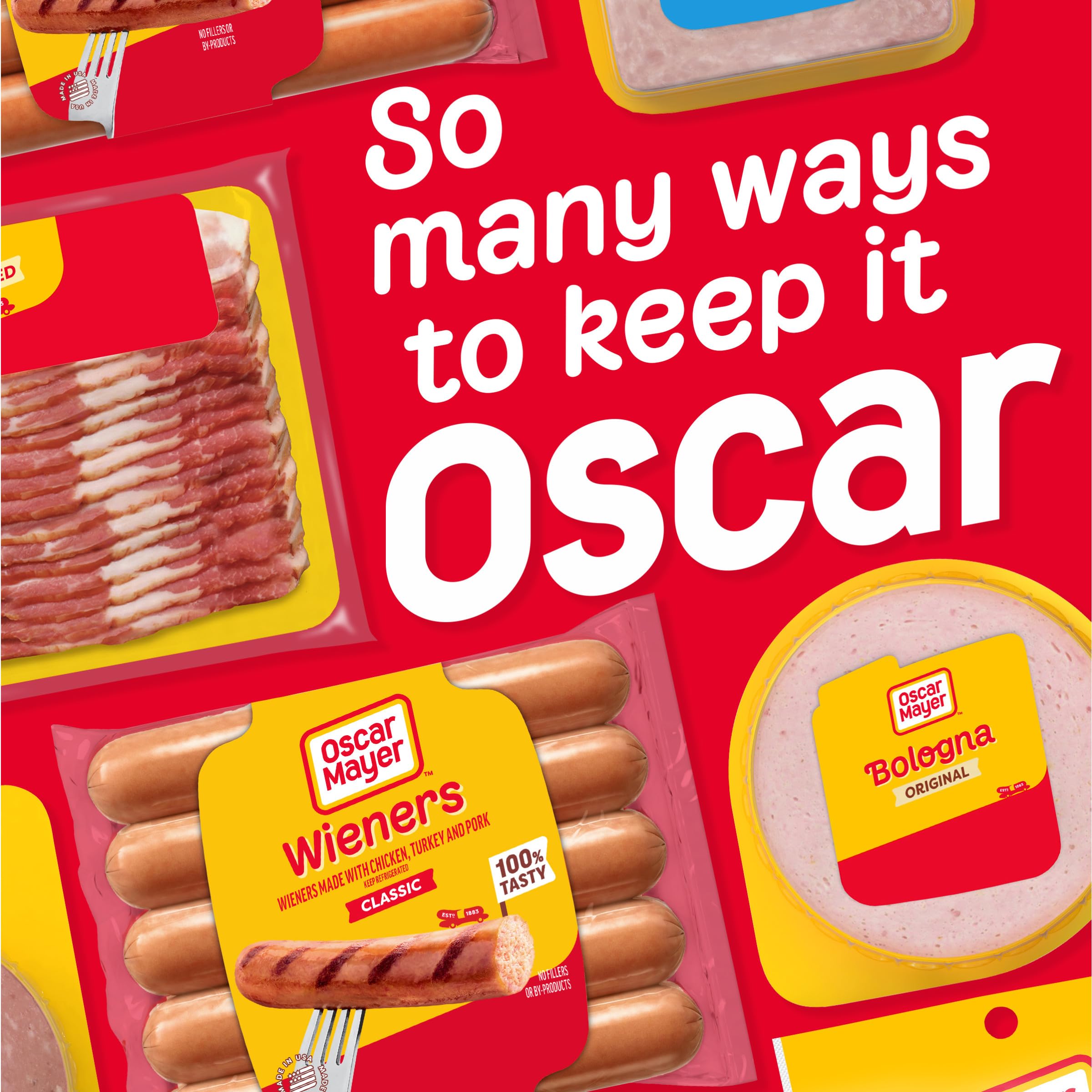Oscar Mayer Classic Wieners Hot Dogs 10 ct Pack — view 10