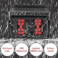 CICMOD 7 Colos Tolatókamera Monitor 18 IR LED Univerzális Parkolássegítő Rendszer 12V-24V 3