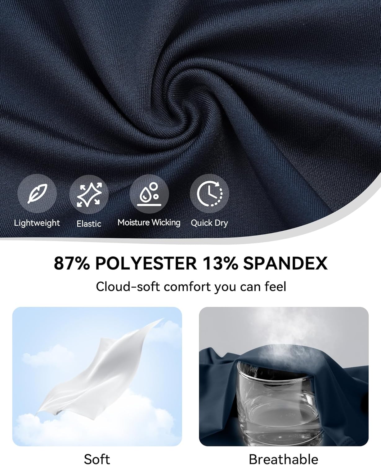 Runhit Compression Shirt Women Short Sleeve Workout Tops Athletic Gym Moisture Wicking T-Shirt Running Yoga Base Layer - Image 5