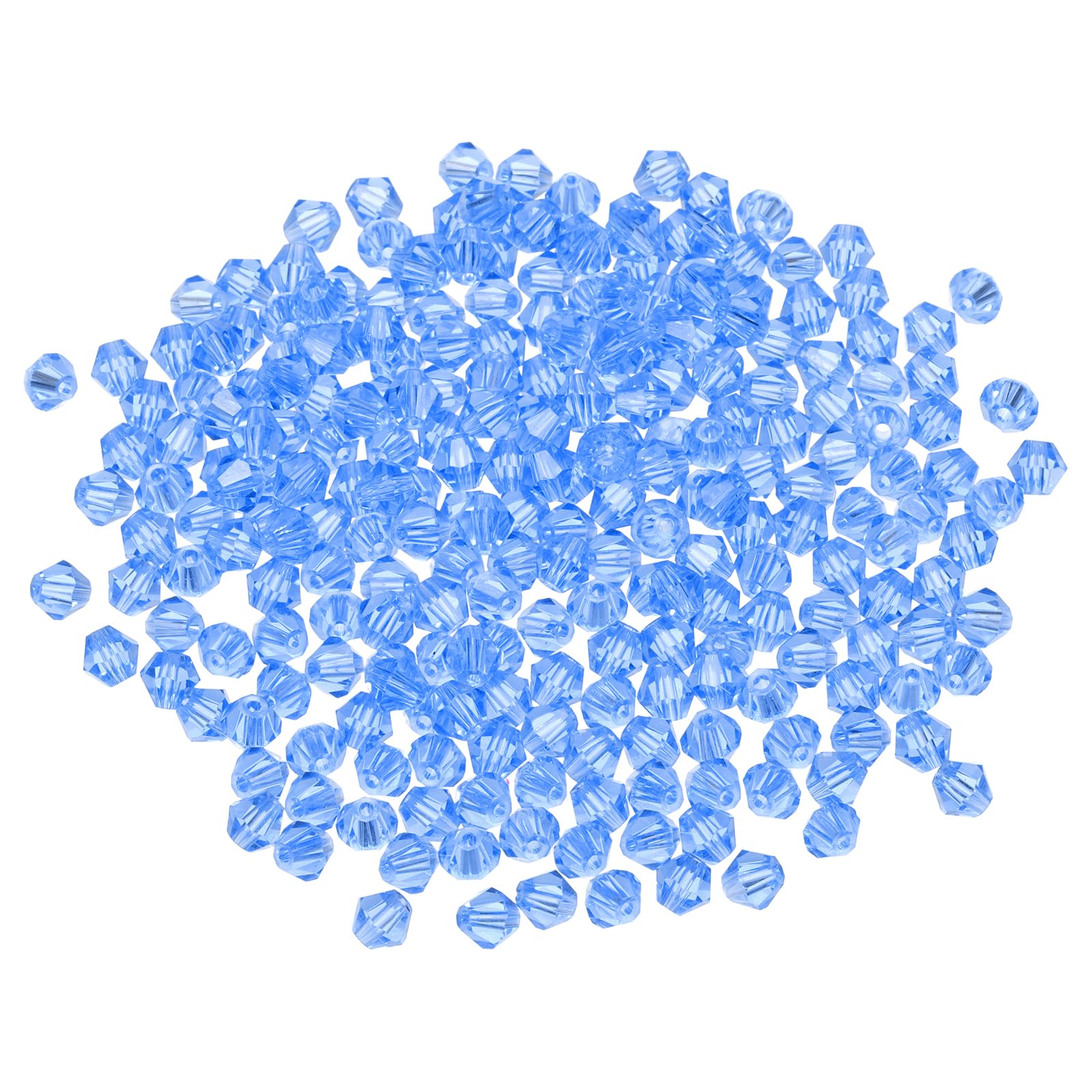 PATIKIL 100pcs 8mm Bicone Glass Crystal Beads