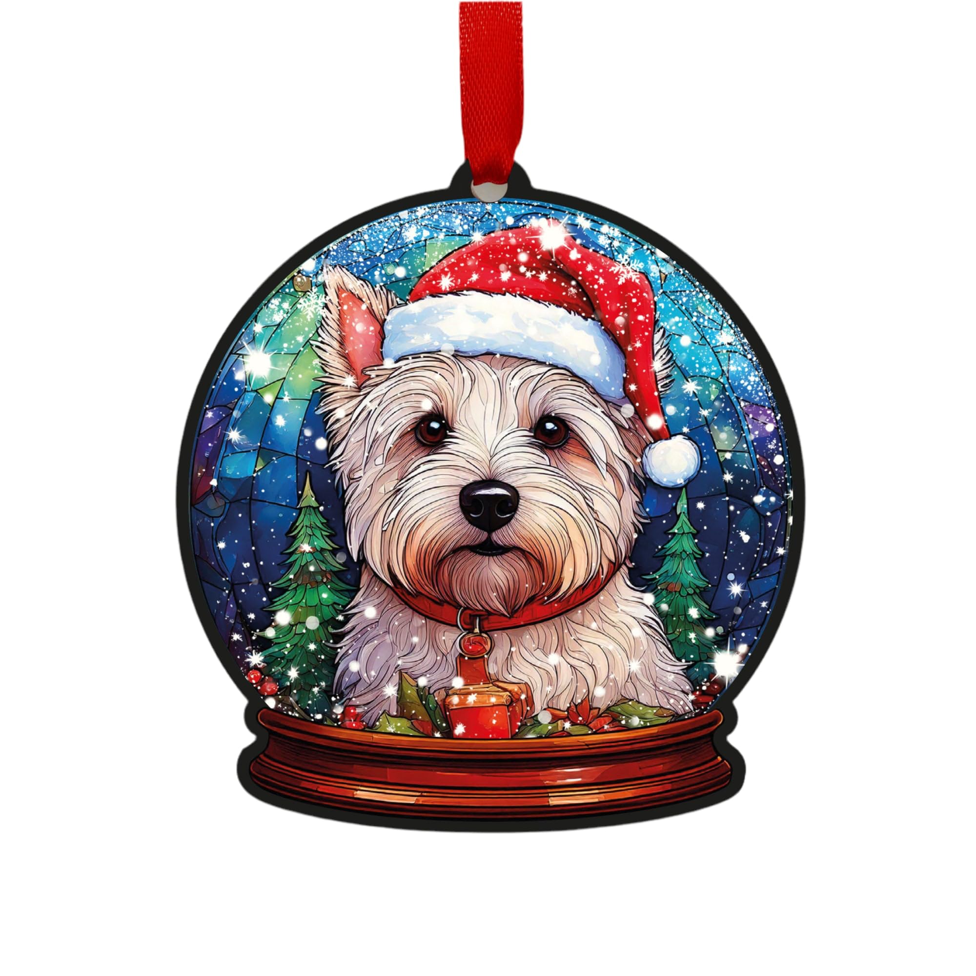 West Highland Terrier Snow Globe Decoration