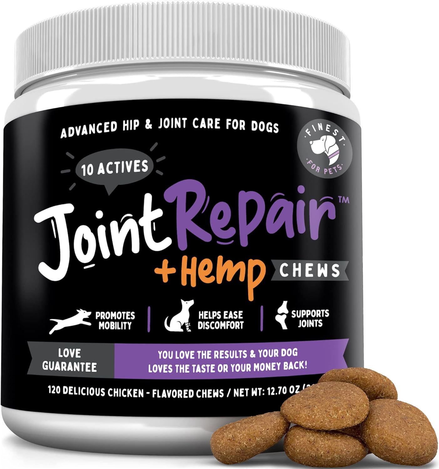 Joint Repair + Hemp Advanced Hip & Joint Health Supplement