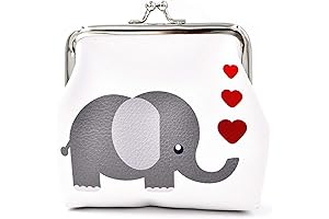 Adorable Elephant Coin Purse: A Charming Purse for Girls and Women