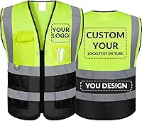 Vista 16 de BeautyWill Chaleco de seguridad personalizado con logotipo Clase 2 Chaleco reflectante de alta visibilidad Chaleco de trabajo protector