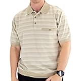 Classic Short Sleeve Polo Shirt 6191-420BT - Taupe