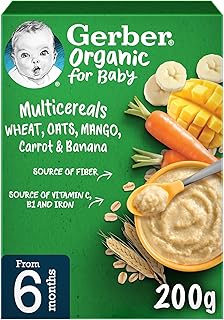 Nestle Gerber Bio Mango, Wheat, & Oat 200g