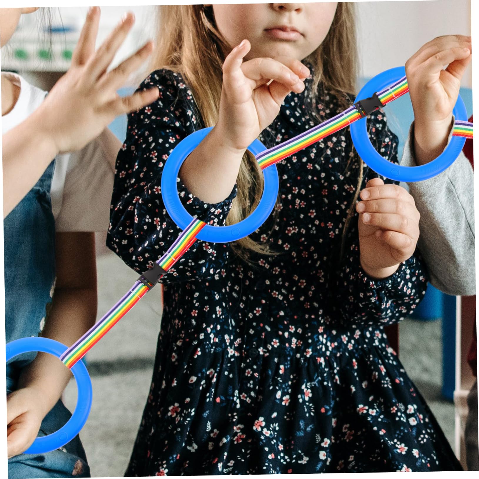 Cuerdas de Seguridad para Anillos y Asas Desmontables Arnés Ajustable para Preescolar Diseño Colorido y Material Resistente para Guardería y Paseo Seguro