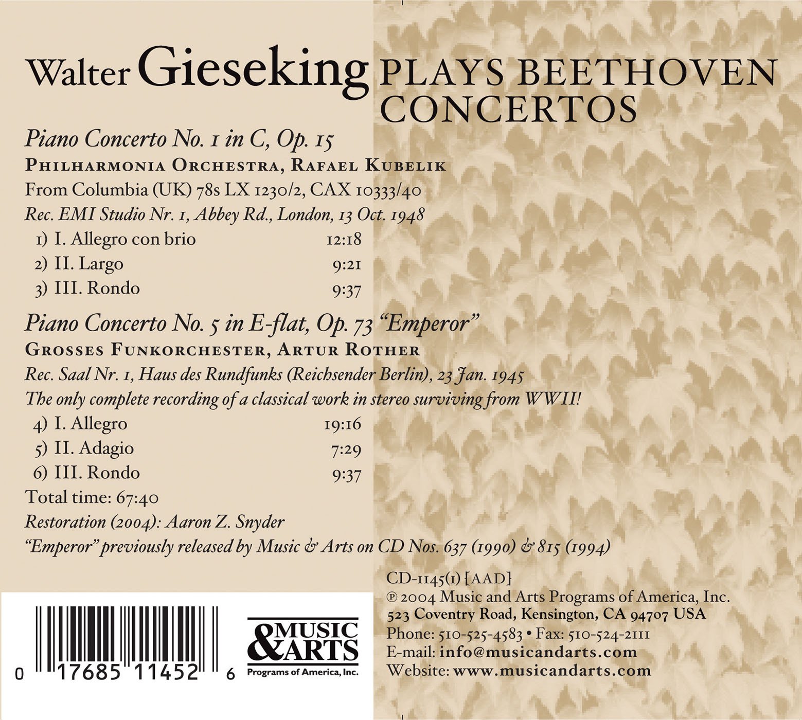 Concertos
