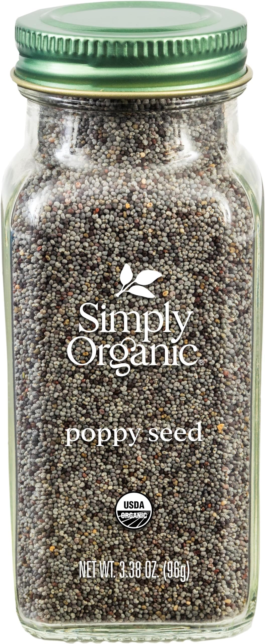 Simply Organic Poppy Seed Whole, Organic, 3.38 Ounce