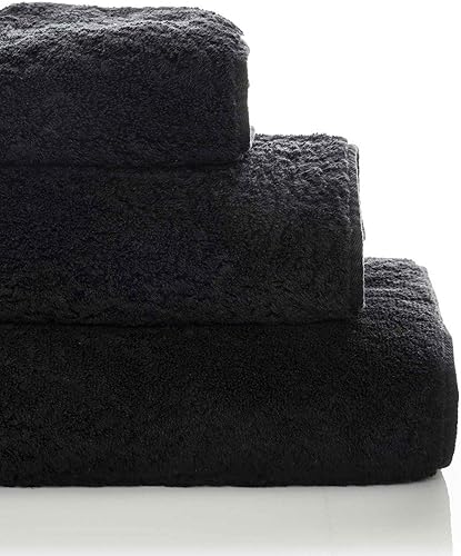 Miniatura 5 de Graccioza Egoist Towels Toalla de baño (28 x 55 pulgadas, negro), 100% algodón egipcio Giza de 800 GSM, toallas de baño elegantes de lujo para