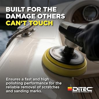 DITEC Marine/RV Heavy Cut Compound, Gelcoat and Paint Cutting Compound for Glossy Surfaces and Heavy Scratch Removal