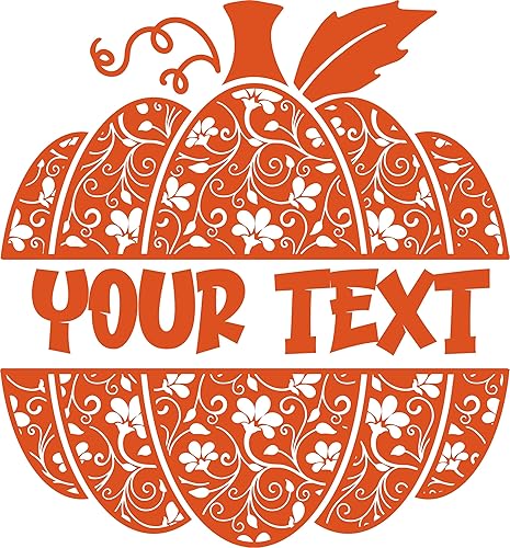 Adhesivo de parche con nombre de calabaza de Halloween personalizado para camisetas Ropa de tela  Monograma personalizado disponible en Yaxa Peru
