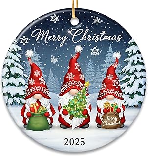 ZAGKOO Gnome Christmas Ornaments 2025 - Gnomes Gifts for Women - Gnome O...