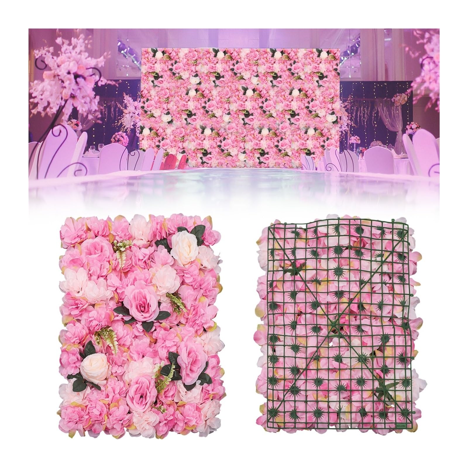 Blumenranken Künstlich 12 Stück künstliche Hortensien for Hochzeiten, Rosen und Blumen, Wandpaneele, Blumenstrauß, Hochzeit, Party, Zuhause, Veranstaltungsort, Dekorationen