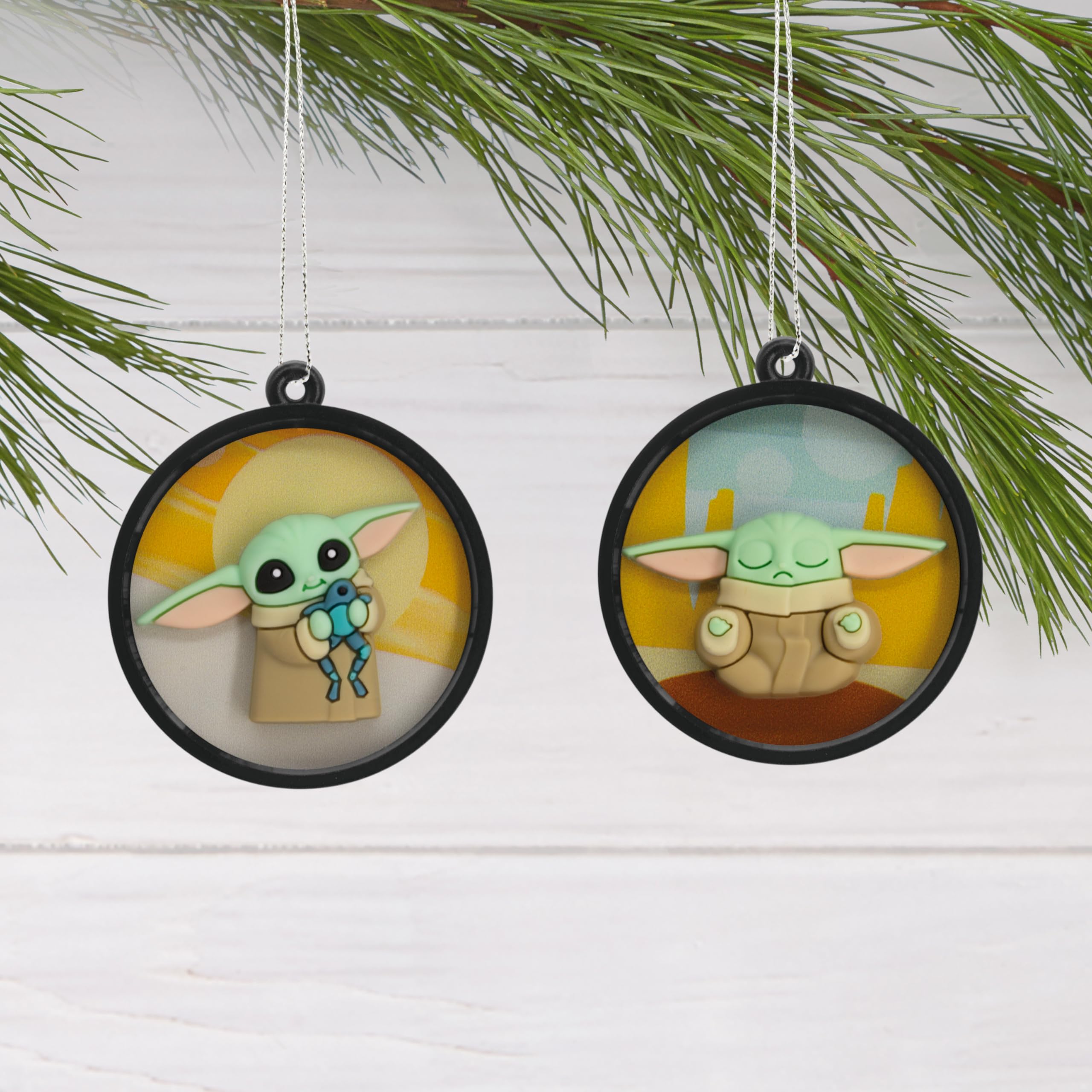 Hallmark Star Wars The Mandalorian Weihnachtskarten – 16 Karten Mit Grogu (Baby Yoda) Designs