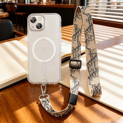 Miniatura 413 de Miracase - Funda magnética para iPhone 13 de 6.1 pulgadas (compatible con MagSafe) (con 2 protectores de pantalla), protección de grado militar