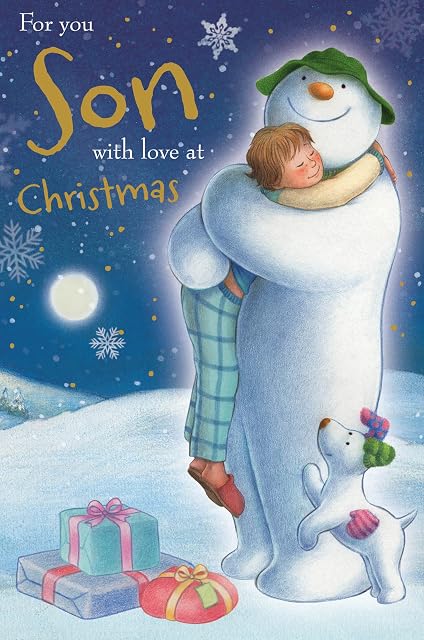 The Snowman and Snowdog Official Christmas Card for You Son with Love