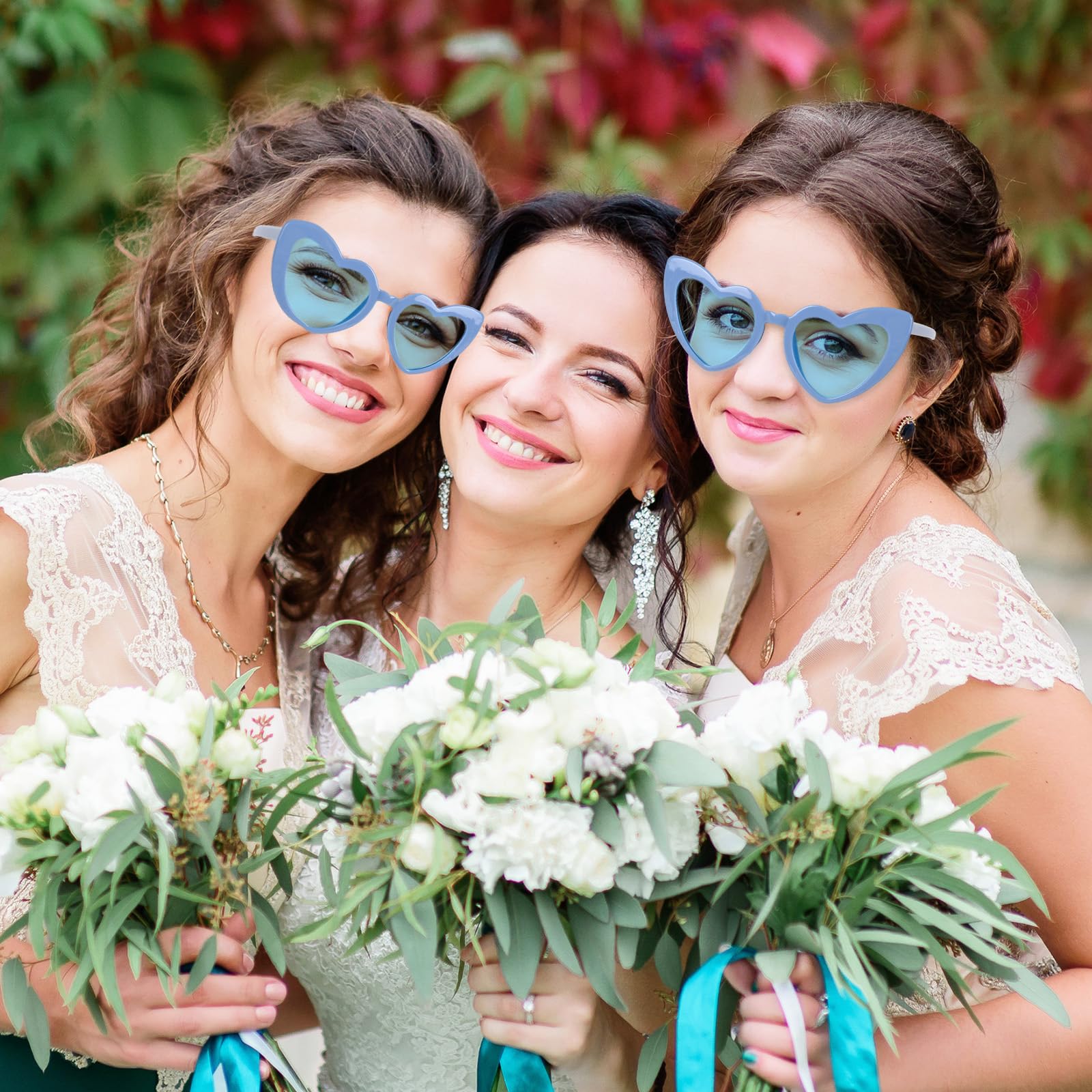 Amazon.com : Whaline 18Pcs Dusty Blue Bridesmaid Proposal 