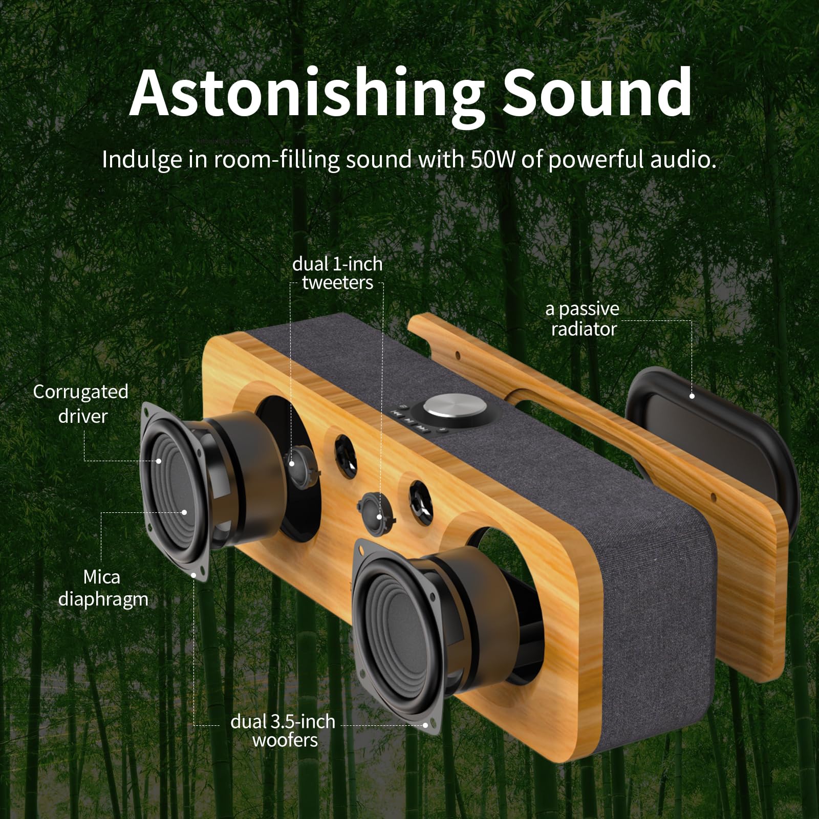 DOSS SoundBox H200 サウンドボックス SoundBox H200 Surround Sound Systerm - DOSS Audio
