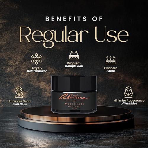 Miniatura 3 de Alitura Meteorite Scrub  Exfoliante facial y corporal con polvo de perlas y células madre de bambú  Exfoliante iluminador y antienvejecimiento para