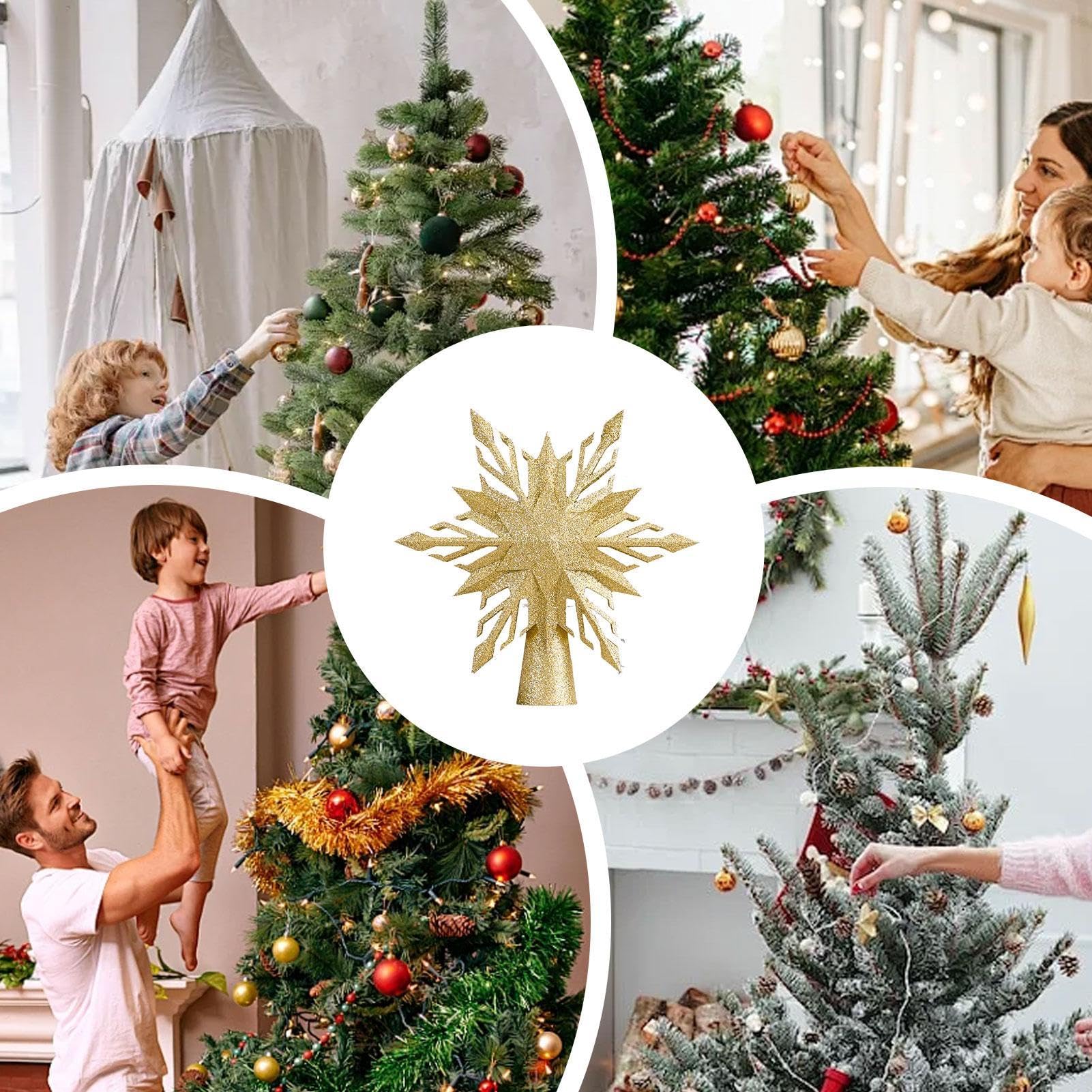 Puntale Di Neve Illuminato Proiezione Luminosa Decorativa Sicura Efficiente
