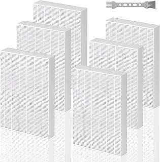 for Honeywell HPA300 HPA200 HPA100 Air Purifiers Replacement HEPA Filters, Compatible with Honeywell HEPA Air Purifier HPA090 HPA250 Filter Series, Filter R HRF-R3 HRF-R2 HRF-R1 Kit, White, 6 Pack