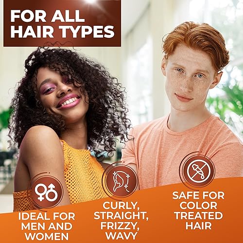 Miniatura 7 de Aceite de Argán marroquí Champú Sulfato última intervensión – Mejor para el cabello dañado,, Curly seco o Frizzy – Thickening para fina/Cabello