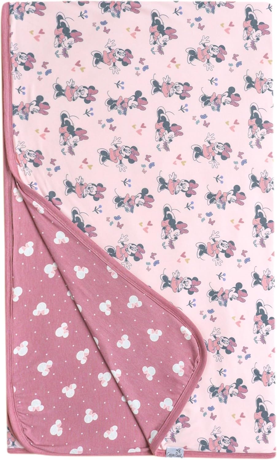 Copper Pearl Jumbo Premium Knit 3 Layer Stretchy Throw Blanket Minnie Mouse