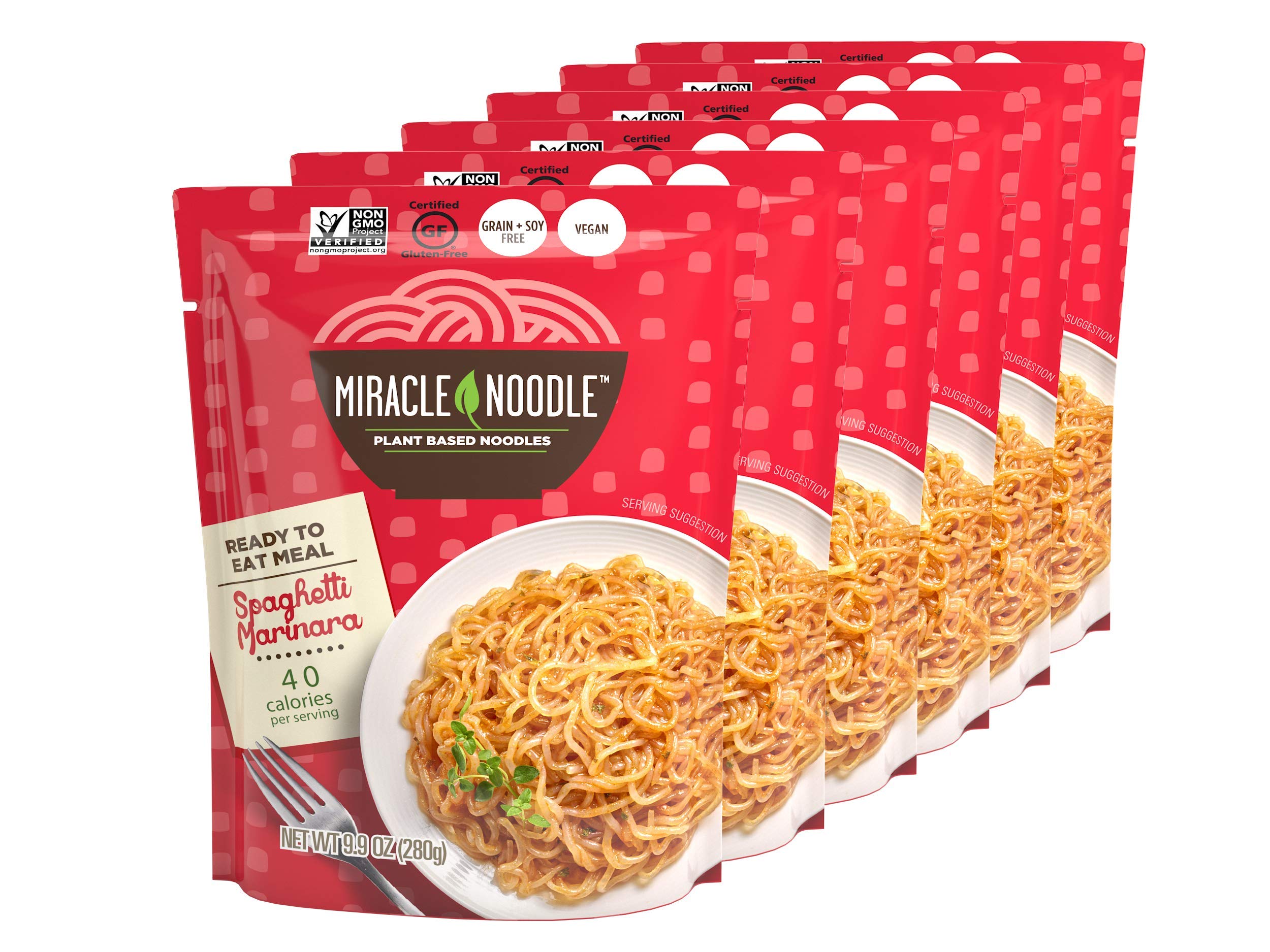 Buy Miracle Noodle Plain Shirataki/Konjac Noodles Vegan, Gluten Free, Kosher (Spaghetti