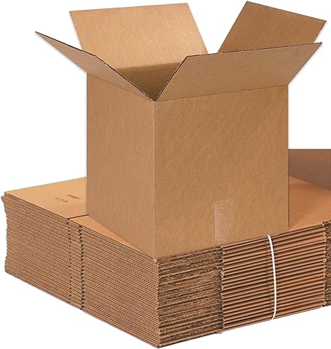 AVIDITI Cajas de envío medianas de 13 pulgadas de largo x 13 pulgadas de ancho x 13 pulgadas de alto paquete de 25  Caja de cartón corrugado para