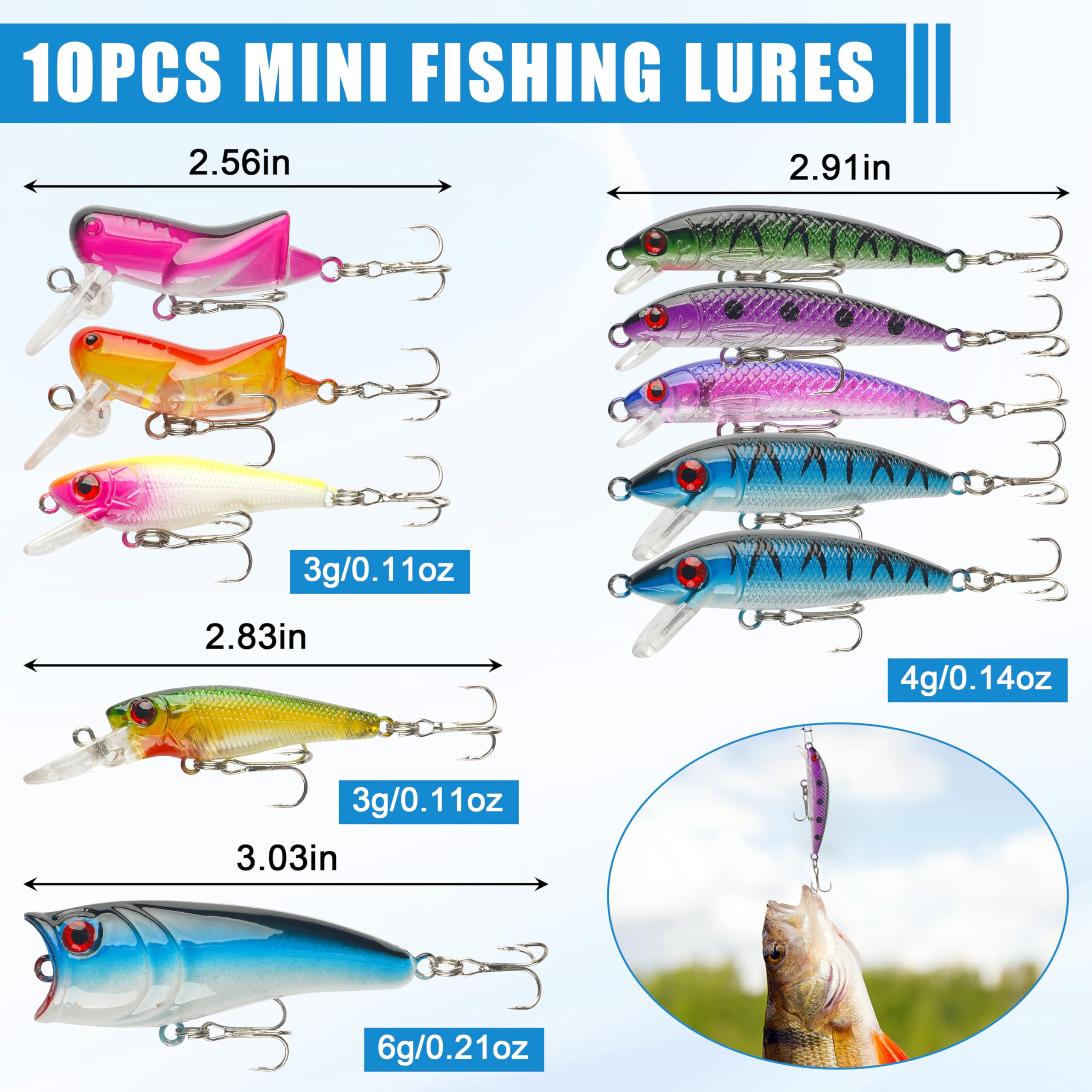 Fishing Lures Spinner Baits Kit, 30pcs Metal Spoon Lures Inline Spinnerbaits Mini Hard Baits for Bass Trout Walleye Crappie Freshwater Saltwater Fishing