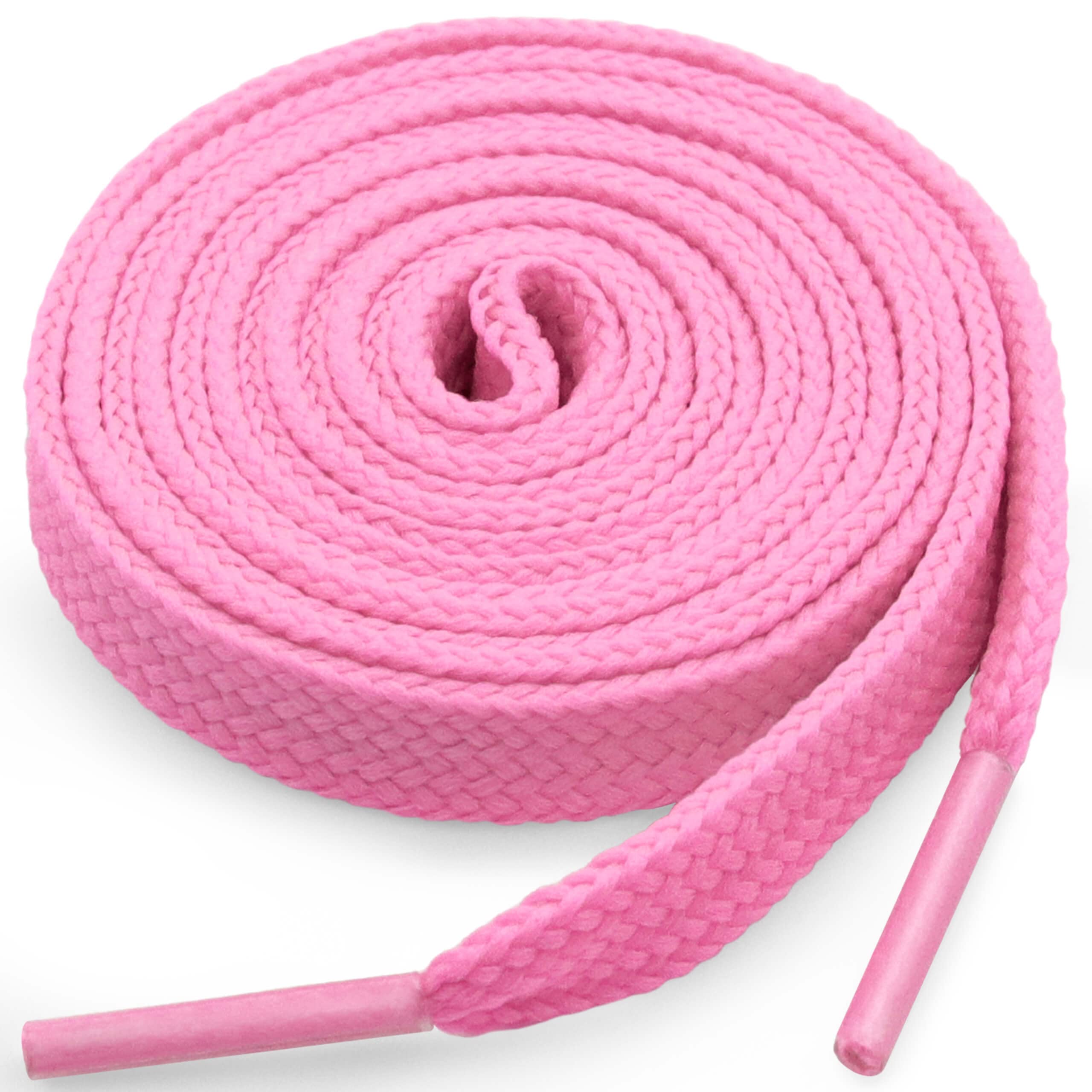 YFINE Flat Shoe Laces for Sneakers: 2 Pairs 9 MM Wide Thick Athletic Shoelaces