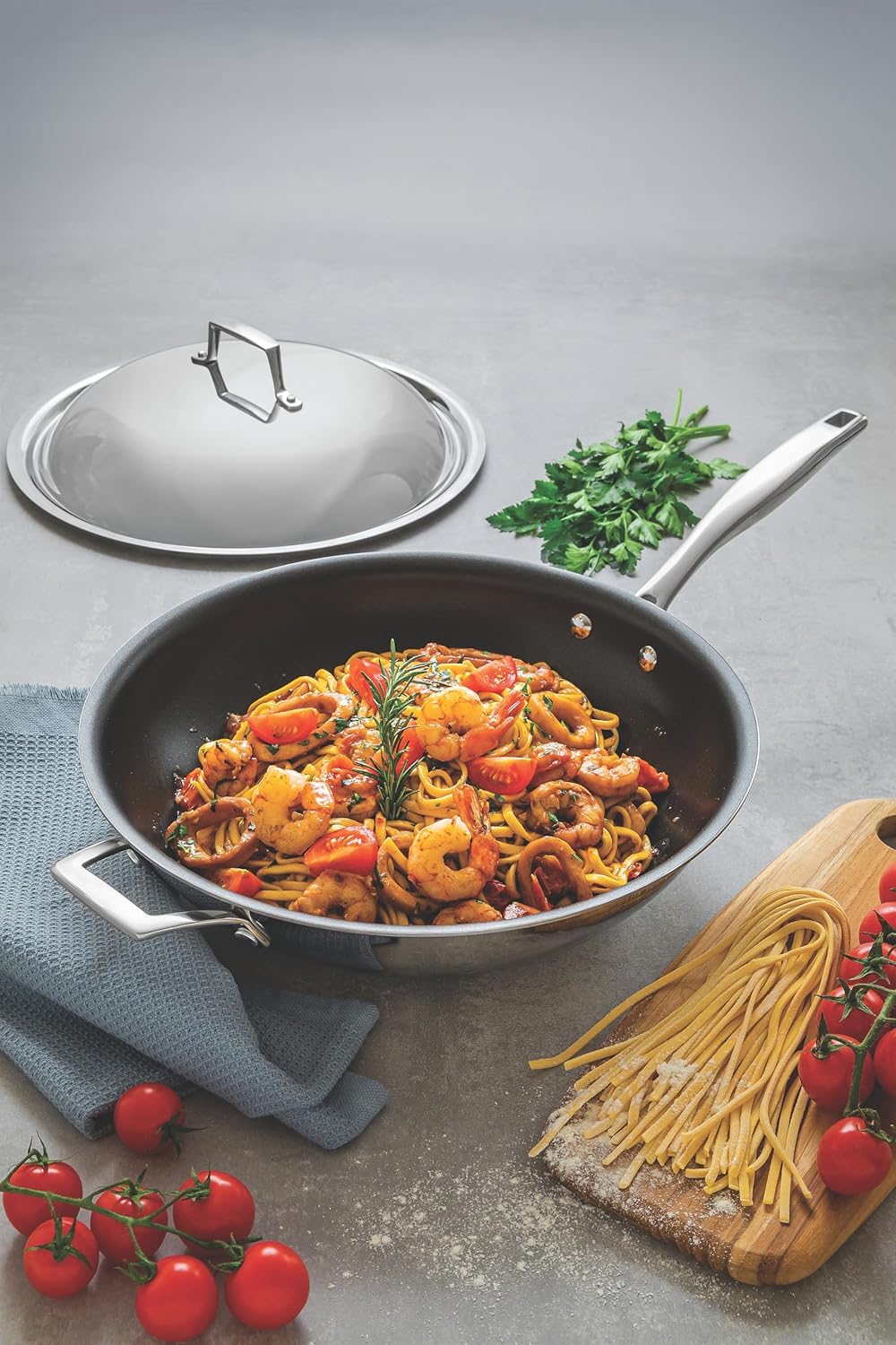Tramontina Grano Wok, Diameter 32 cm, 5.2 Litres