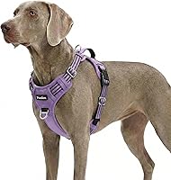 Vista 57 de Funfox Arnés para perro sin tirones, arnés de chaleco ajustable para mascotas, material súper suave con mango vertical, fácil control, paseo