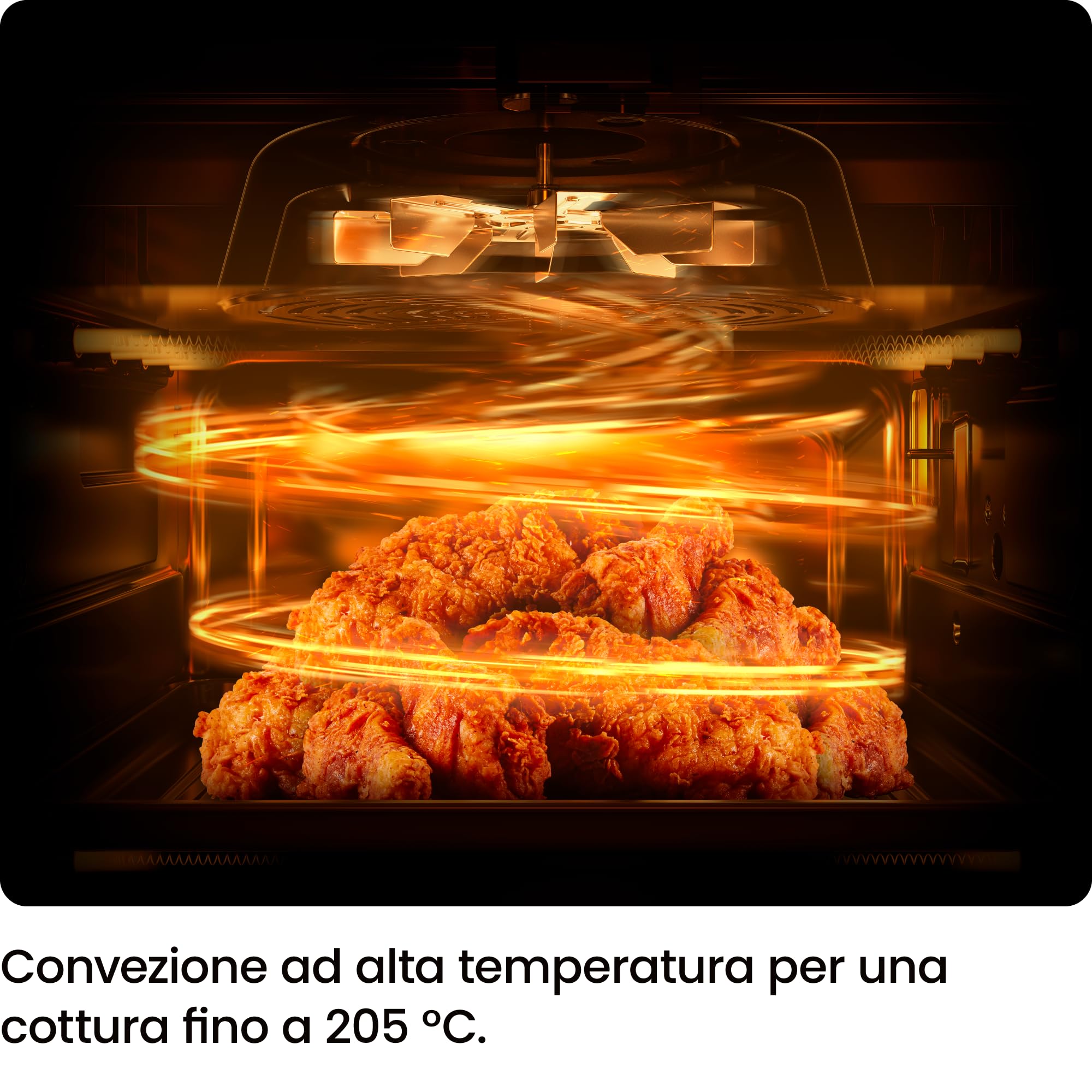 Chefman Mini Friggitrice ad Aria 2L Digitale, Cestino Antiaderente | Compatta, lavabile in lavastoviglie, frittura ad aria, Grigio