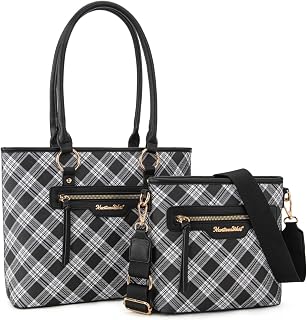 2Pcs Handbags Sets for Women Large Tote Bags Cute Crossbody Purses