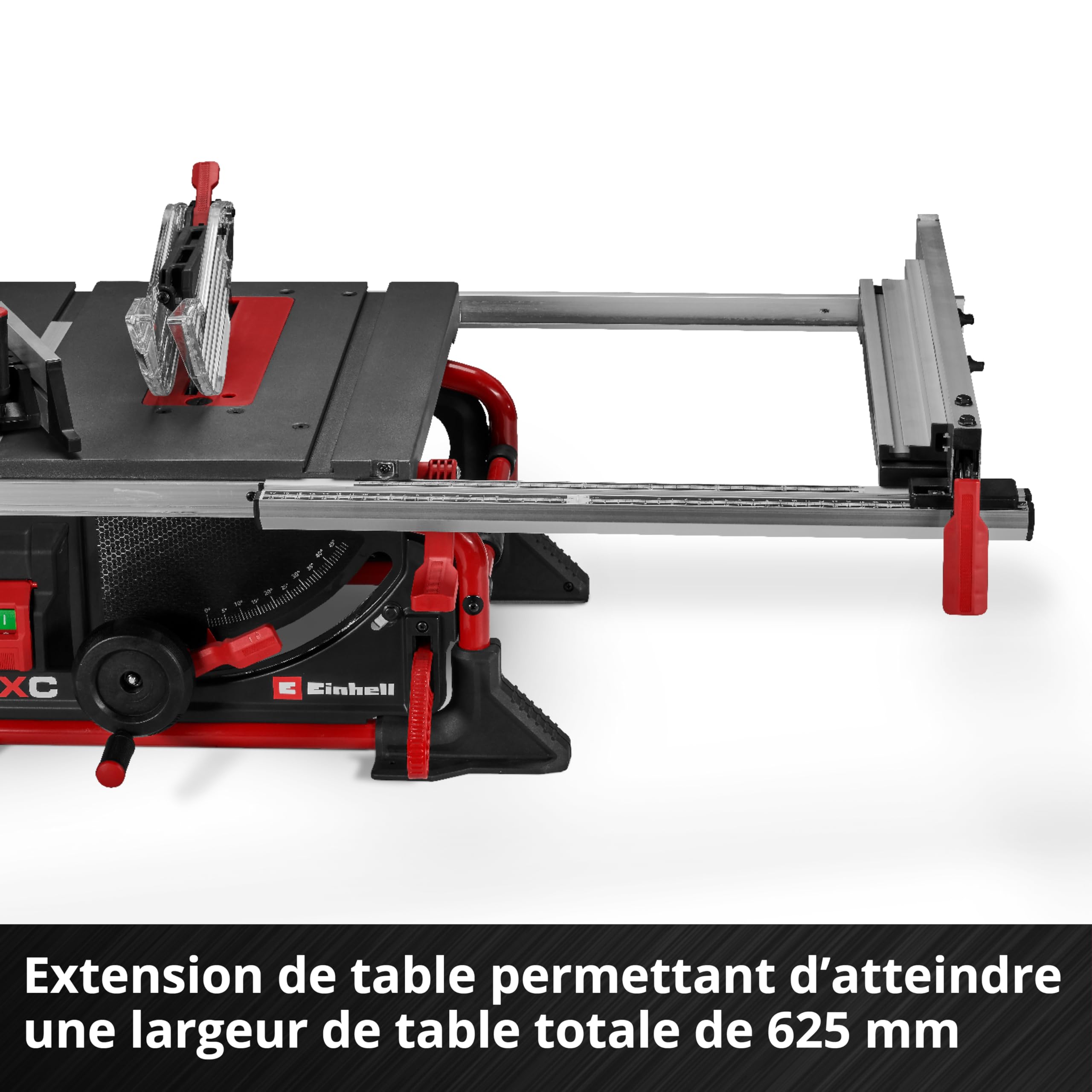 Einhell Scie circulaire sur table sans fil TE-TS 36/8 T Li-Solo Power X-Change (36 V, hauteur de coupe 70 mm, lame Ø 210 mm, extension de table, butée parallèle, avec lame, sans batteries)
