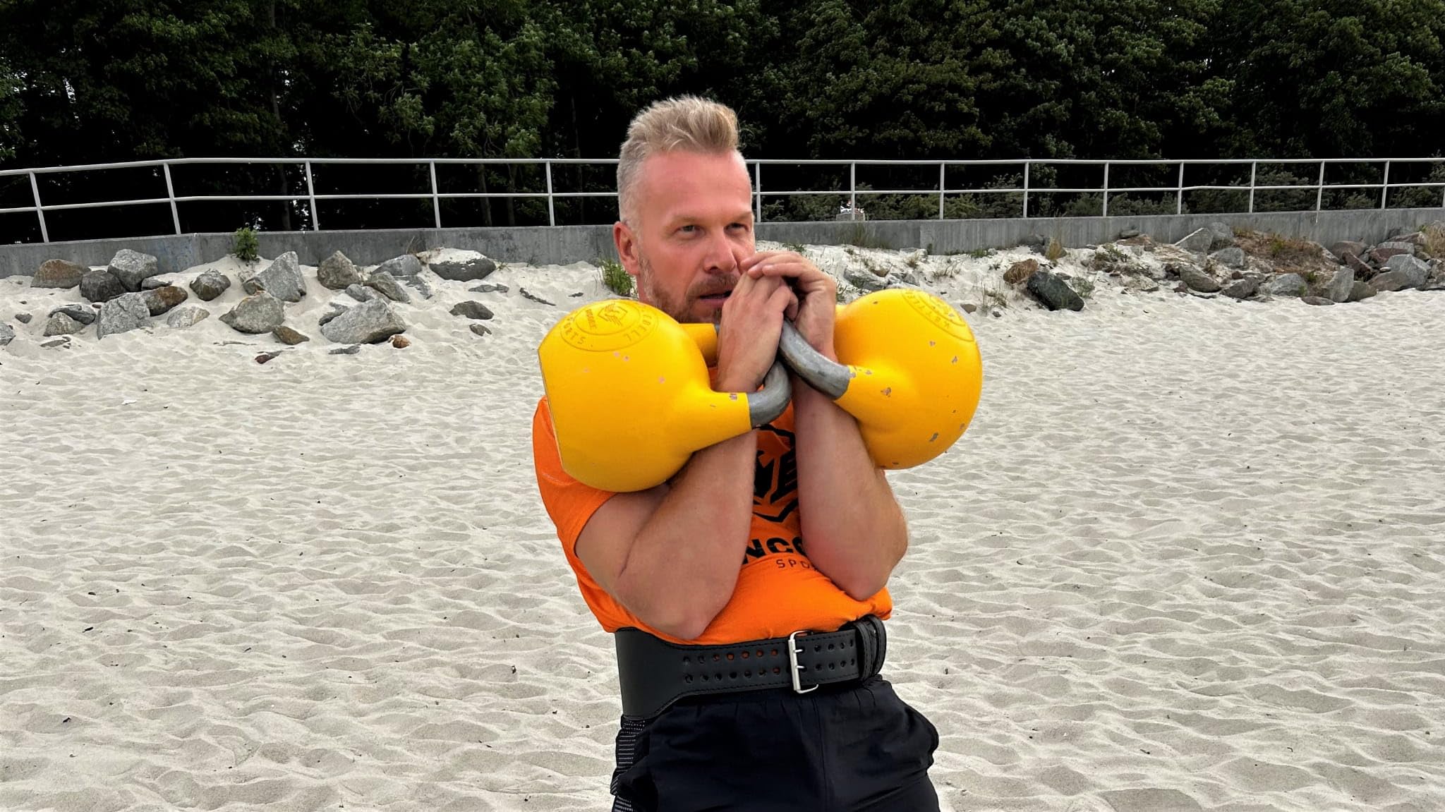 Kettlebell Turnier Incore Sports 16 kg | Stahl-Kettlebell in Wettkampfgröße für Girevoy Sport