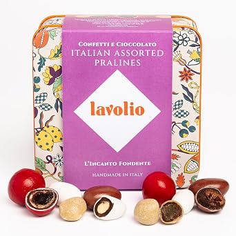 Lavolio L'Incanto Fondente 150g   Dark Chocolate Pralines Gift Tin