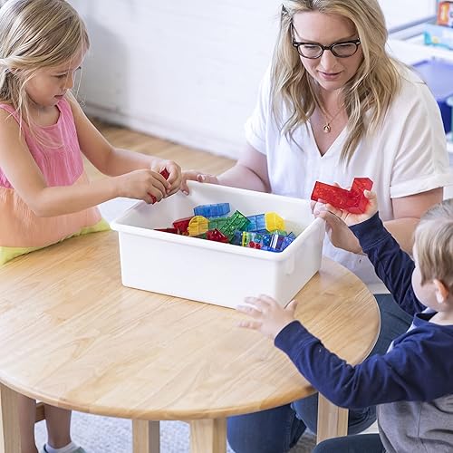 Miniatura 8 de ECR4Kids Bandeja tamaño carta con tapa, contenedores de almacenamiento, surtido, paquete de 10
