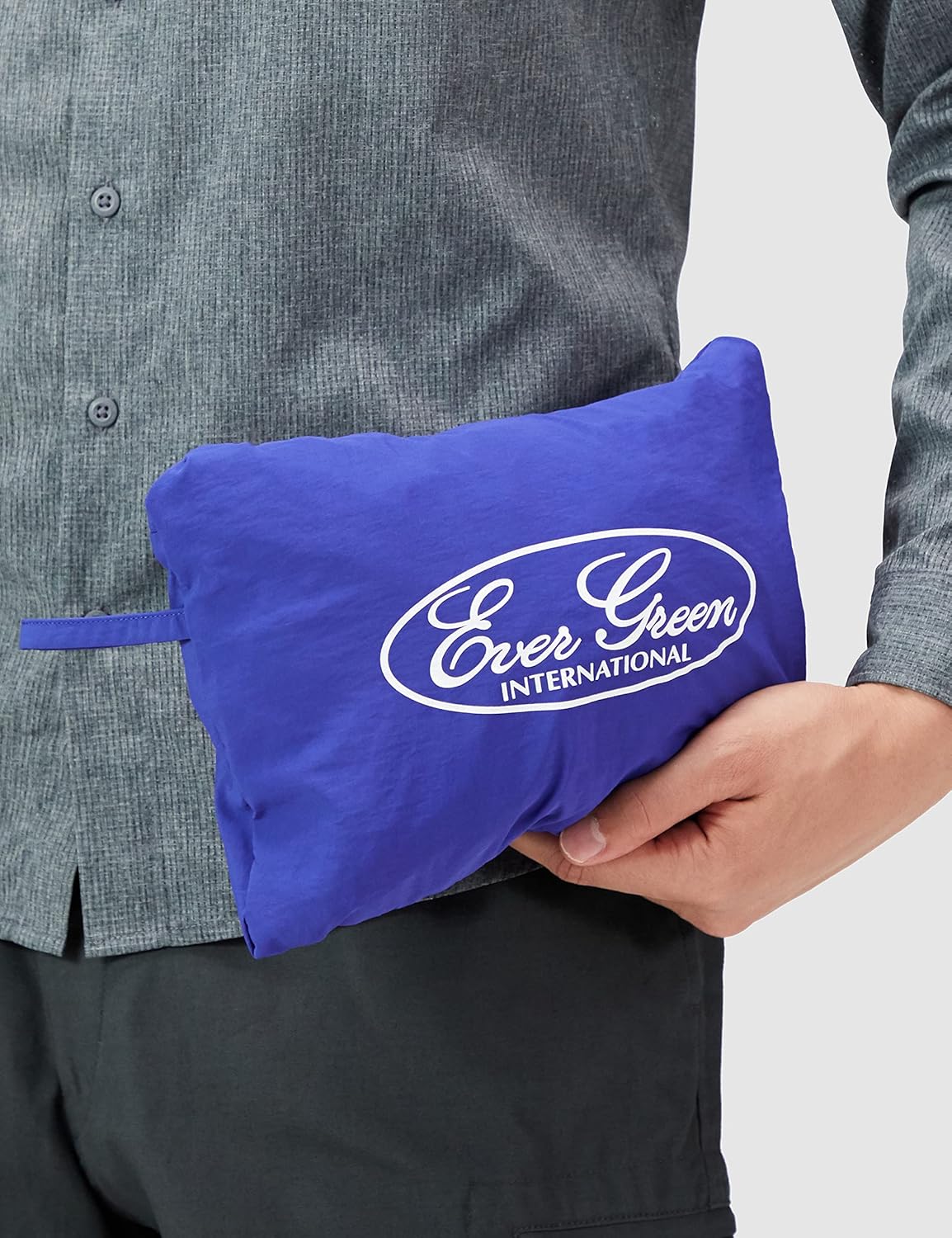 エバーグリーン B-TRUEパッカブルプルパーカー M ブラック／BK アイウェア 釣り具 アウトドア エバーグリーン(EVERGREEN) B-TRUE パッカブルプルパーカー M グレー