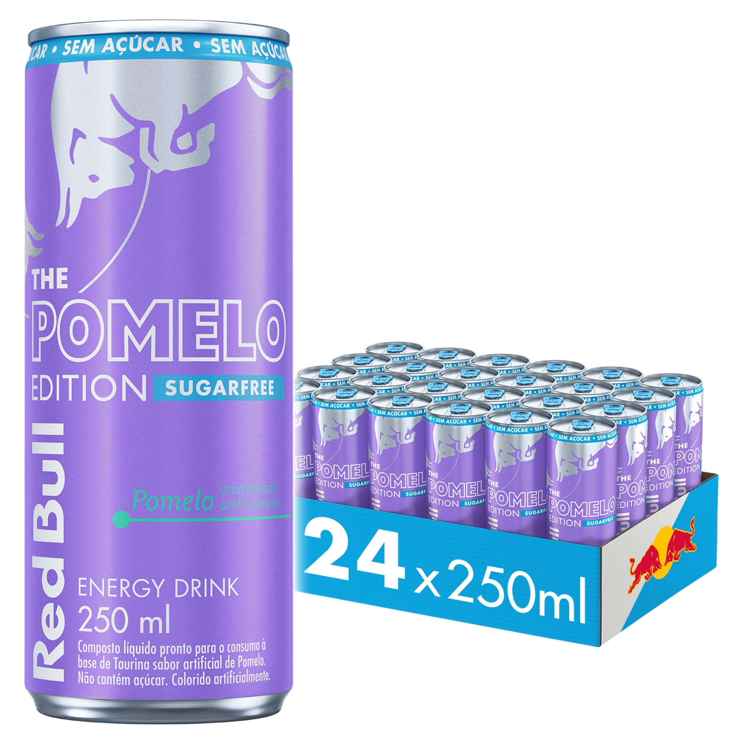 24 Stück Red Bull Energy-Dosen, Pomelo, zuckerfrei, 250 ml