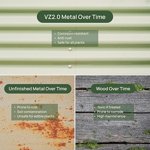 Miniatura 8 de Cama de jardín elevada con ruedas  Serie Slim, macetas para exteriores de 1.5 x 3.5 pies con patas y estante de almacenamiento para patio, capacidad