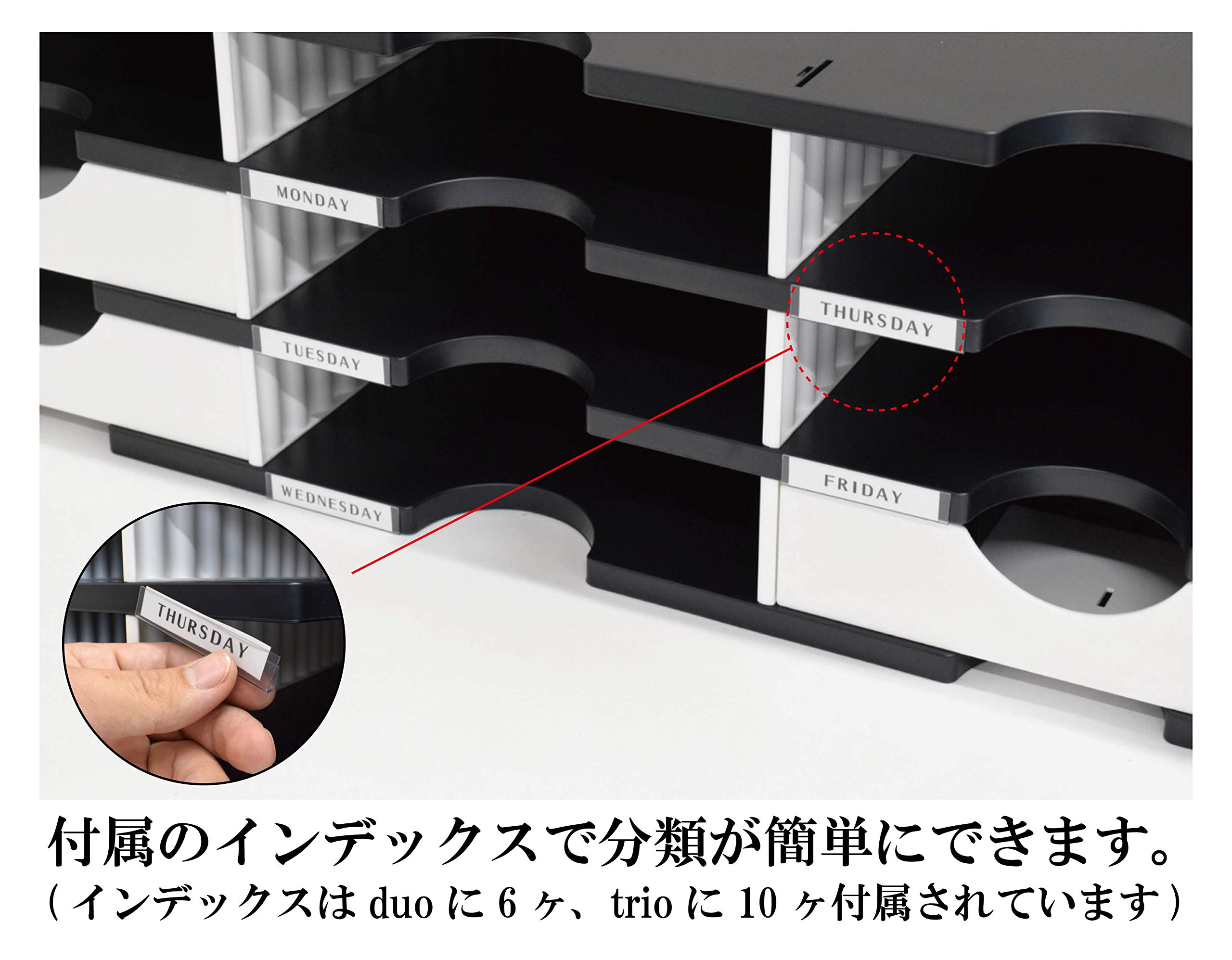 Styro Trio 9-fach Dokumentenstation - Organizer Für Büro Und Homeoffice