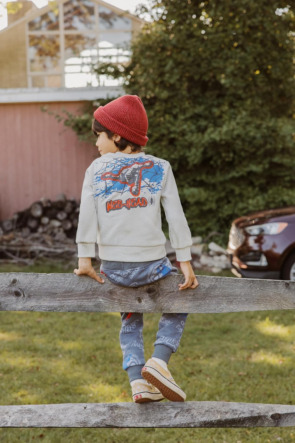 Marvel Spidey and His Amazing Friends Fleece Sweatshirt and Jogger Pants Outfit Set Toddler to Big Kid Sizes (2T - 14-16) - Image 4