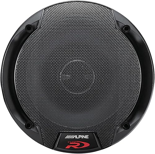 Alpine SPR-60 Type-R 6.5" Altavoces coaxiales para coche de 2 vías (300 W 100 RMS)