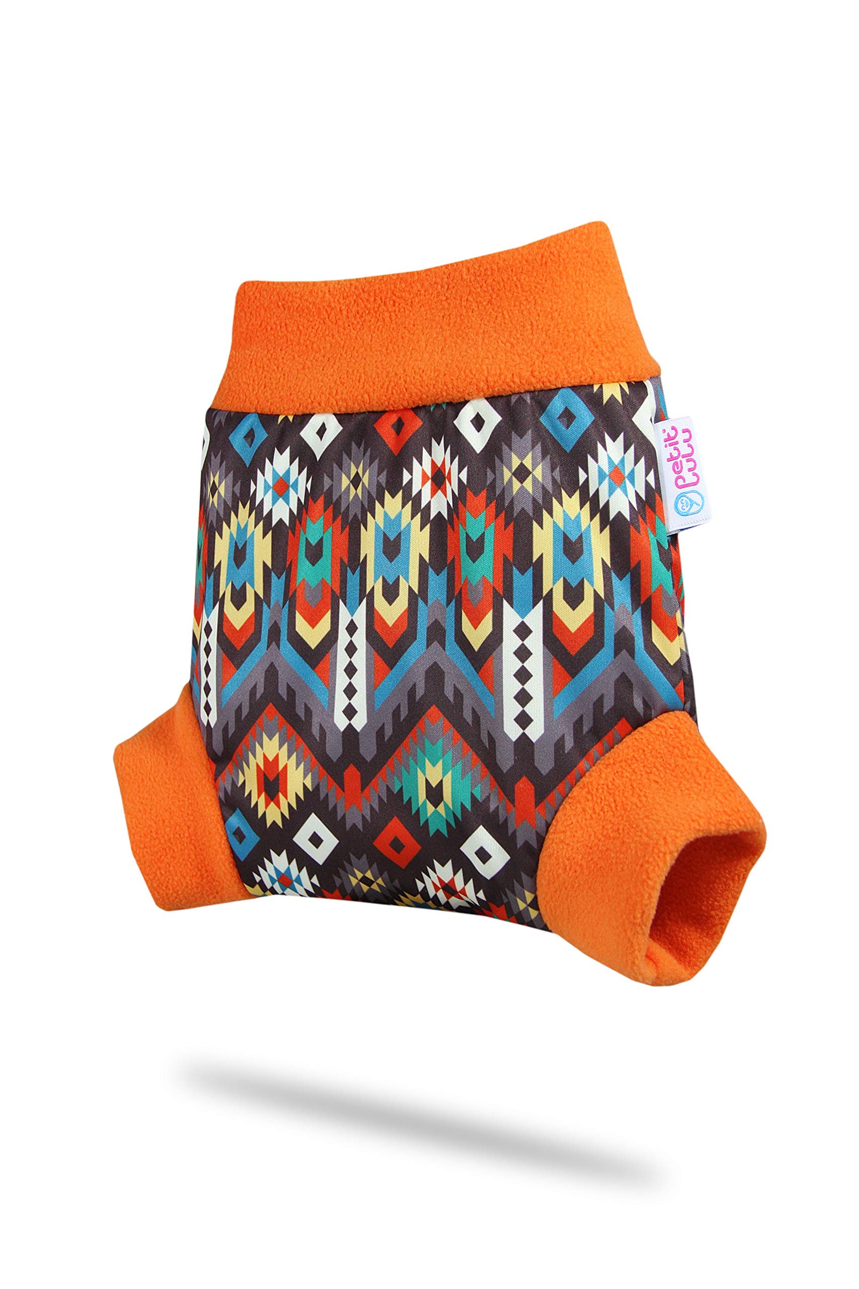 Shorty en PUL Petit Lulu | Culotte de Protection | Pull Up Couche | Couvre-Couche | Taille XL | Réutilisable & Lavable | Étanche | Couches Lavables | Fabriqué en Europe (Ethno)